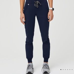 Figs Navy Blue Zamora Jogger Scrub Pants Small